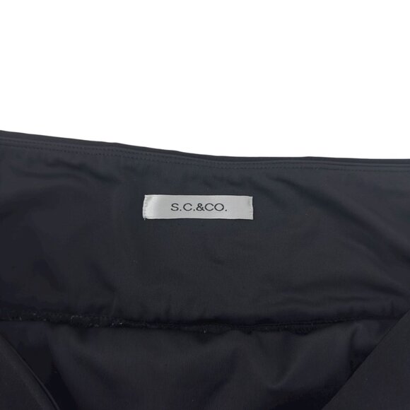 S.C.&CO. Womens Black Pull On Short Skort SZ L/G Stretch Fabric - Picture 10 of 10